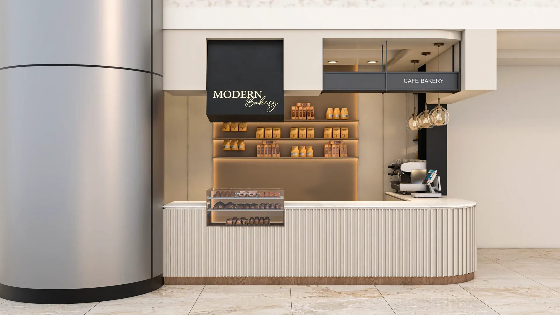 Modern Bakery Exhibition Stand